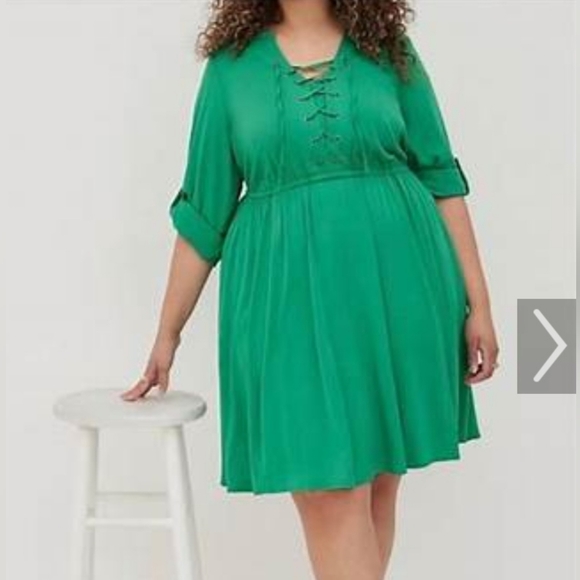 Torrid Challis Dress - Picture 1 of 4